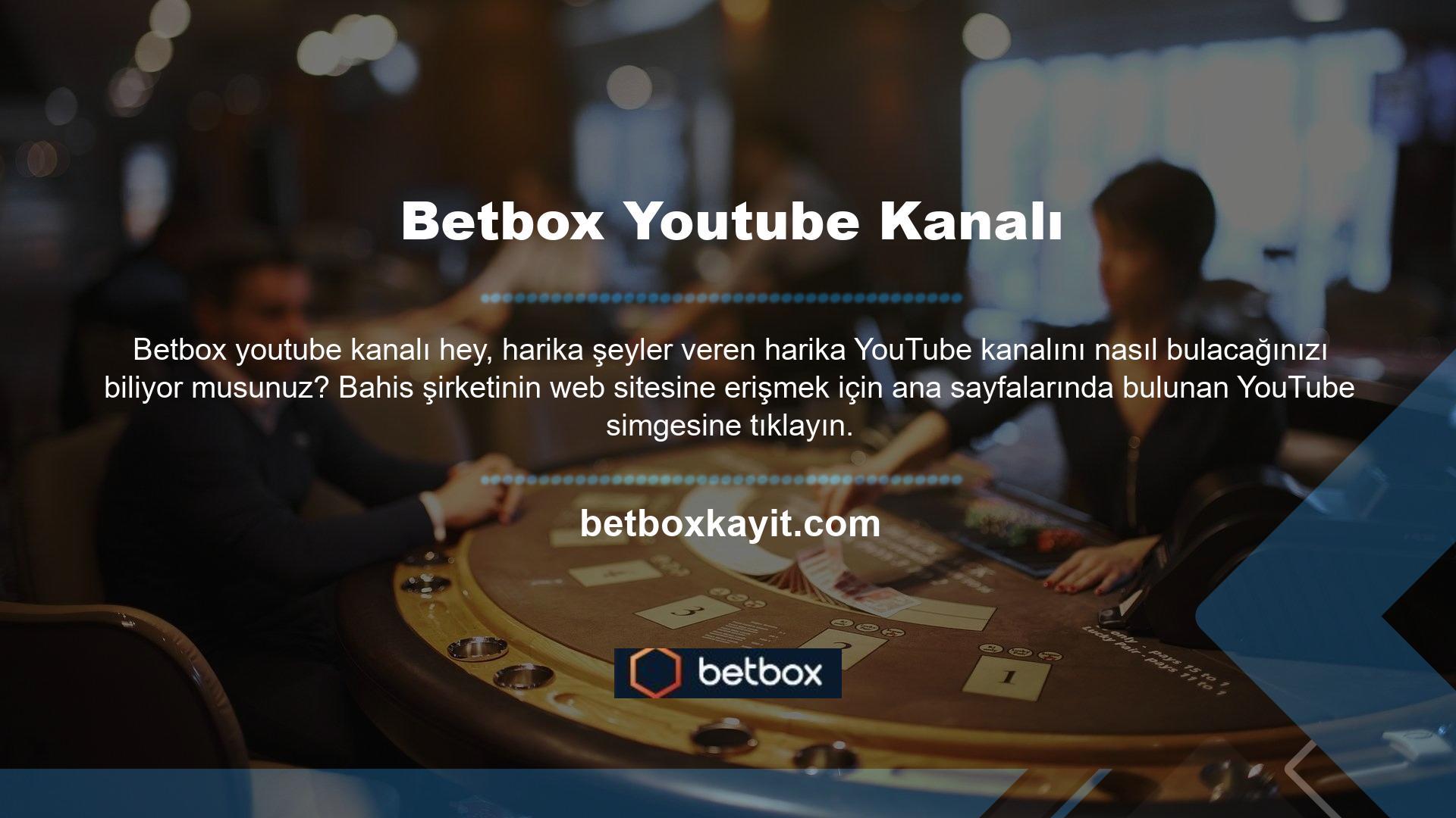 Ayrıca, mevcut YouTube adresinizi herhangi bir bahis sitesini ziyaret etmenize gerek kalmadan Google'da arayarak bulabilirsiniz